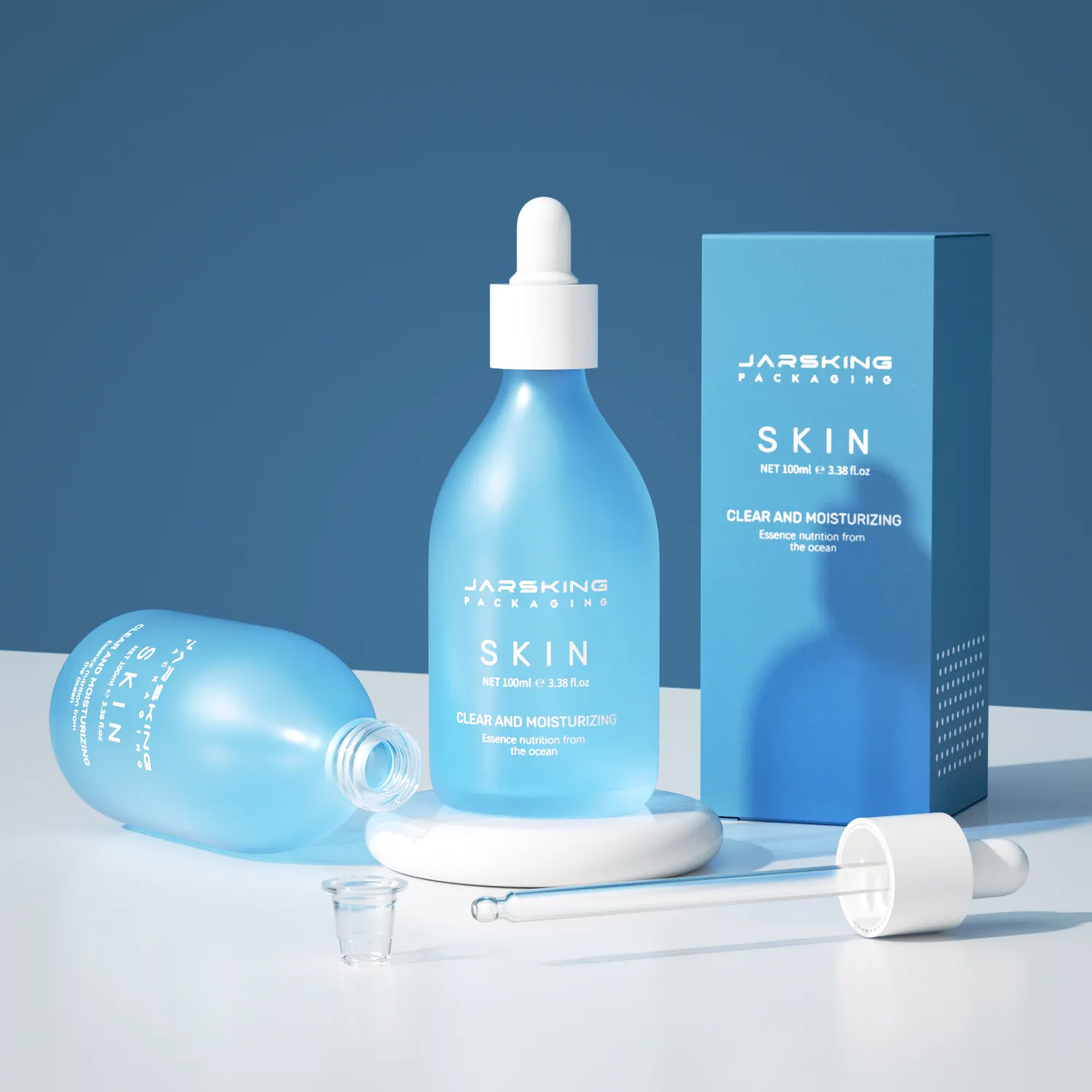 Skincare Packaging Serum Essential Oil Glass Bottles 50g 100ml 200ml - Image 3
