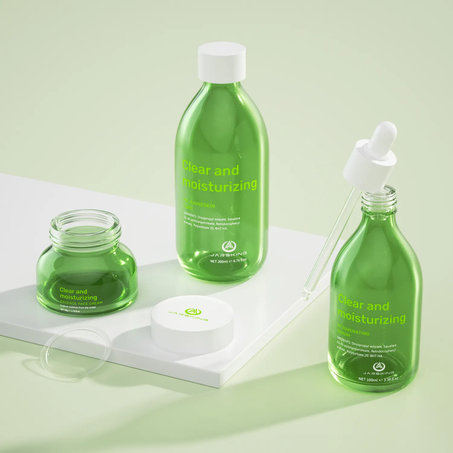 Skincare Packaging Serum Essential Oil Glass Bottles 50g 100ml 200ml - Image 6