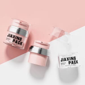 Refillable Lotion Plastic Airless Jar 30g 50g