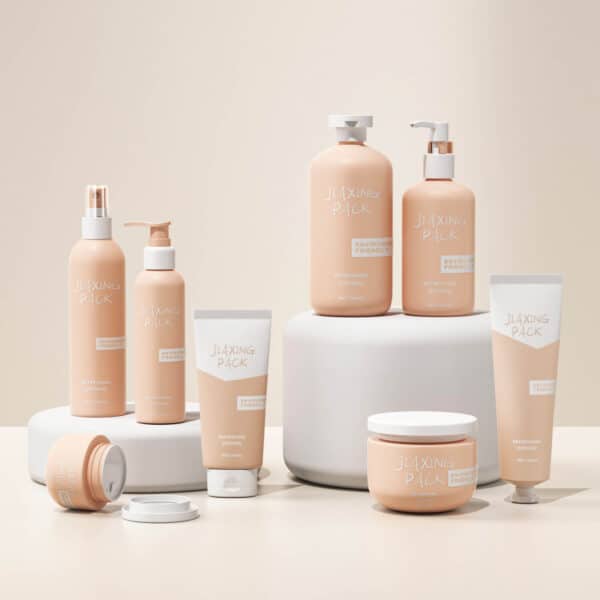 Sustainable HDPE PCR Plastic Packaging for Shampoo Cream Lotion
