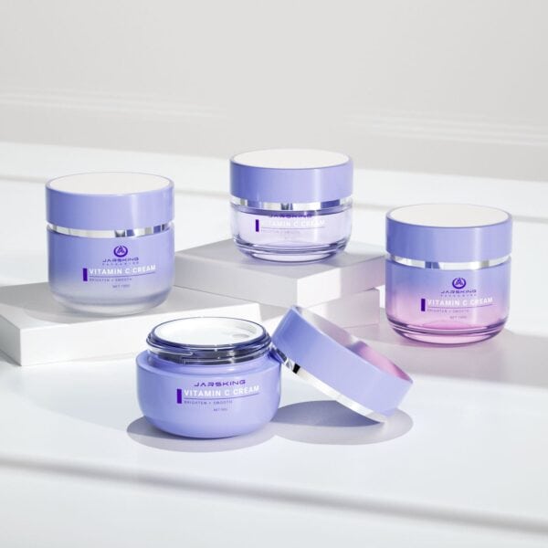 50g 100ml Luxury Custom Skincare Packaging Glass Bottle and Jar