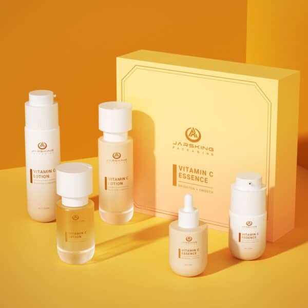 50g 100ml Luxury Custom Skincare Packaging Glass Bottle and Jar