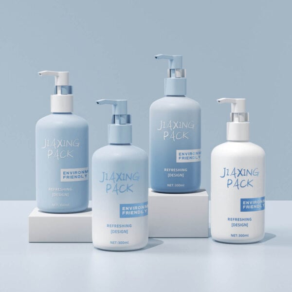Sustainable HDPE PCR Plastic Packaging for Shampoo Cream Lotion