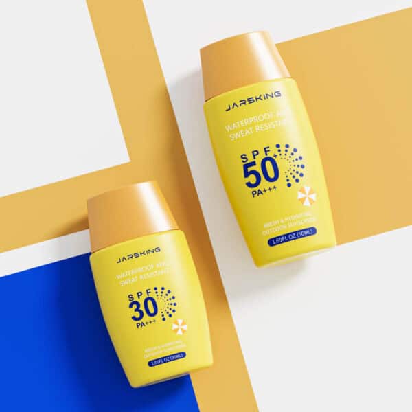 Leak-Proof Sunscreen Packaging PE Bottle