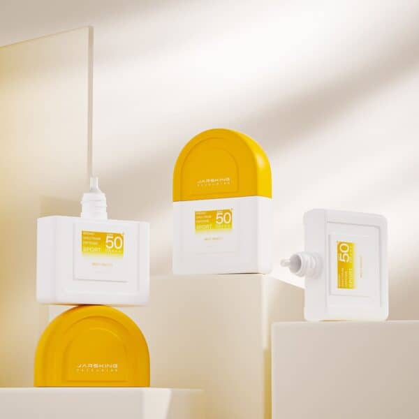 Custom Plastic Sunscreen Packaging Design