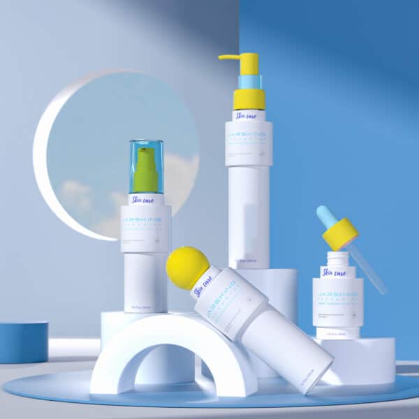 PET Empty Bottles for Sustainable Skincare Cosmetic Collection