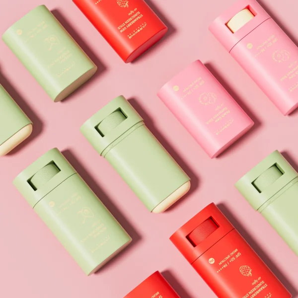 Roll Up Tube Sunscreen Stick Mini Bottle