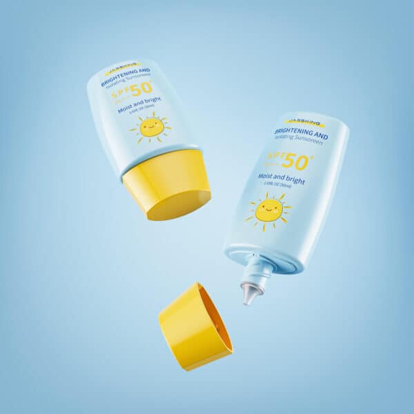 Leak-Proof Sunscreen Packaging PE Bottle