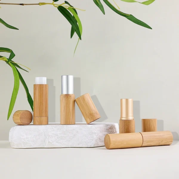 Eco-friendly Bamboo Lipstick Tube