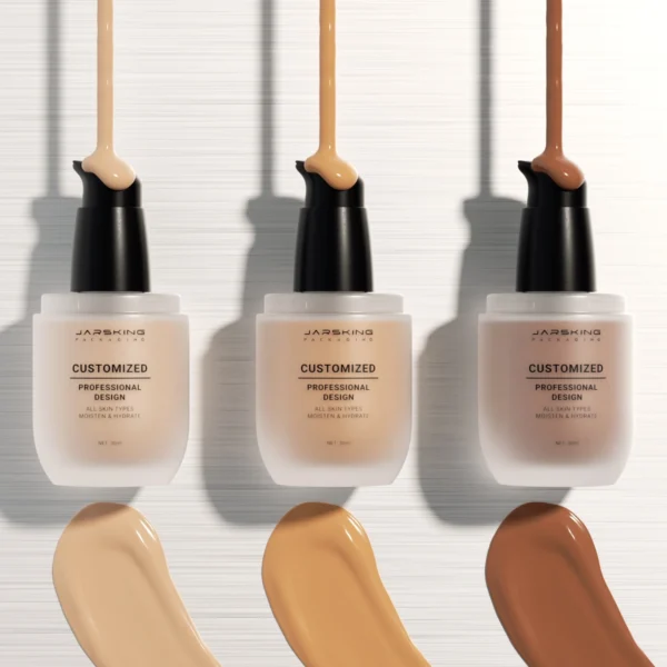 Luxury Custom Cosmetics Lotion Foundation Bottle Packaging