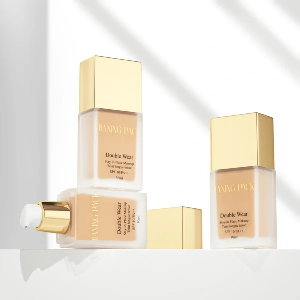 Flat Square Foundation Empty Bottle