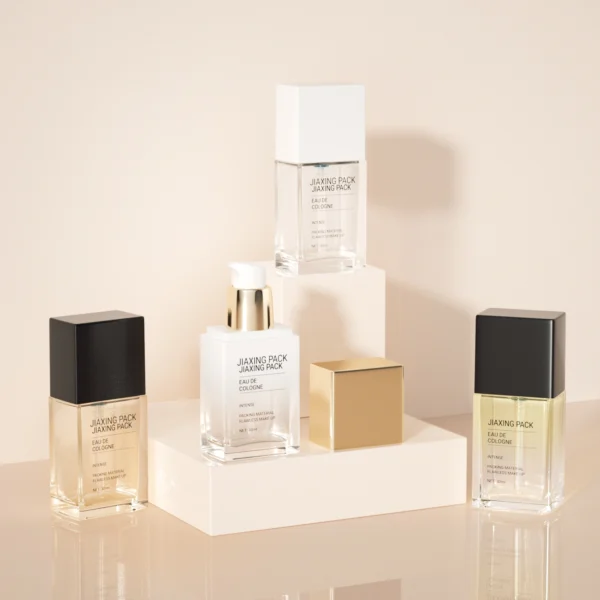 Flat Square Foundation Empty Bottle