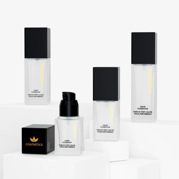 Luxury Square Liquid Foundation Bottles