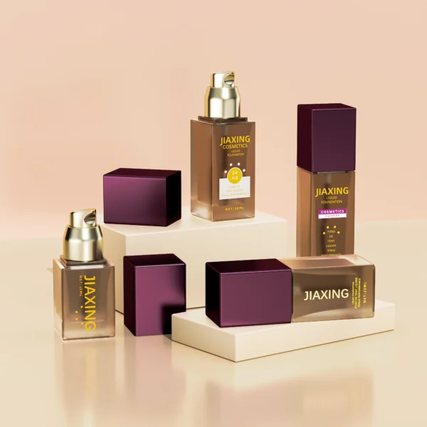 Luxury Square Liquid Foundation Bottles