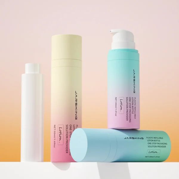 PET Plastic Refillable Lotion Bottle