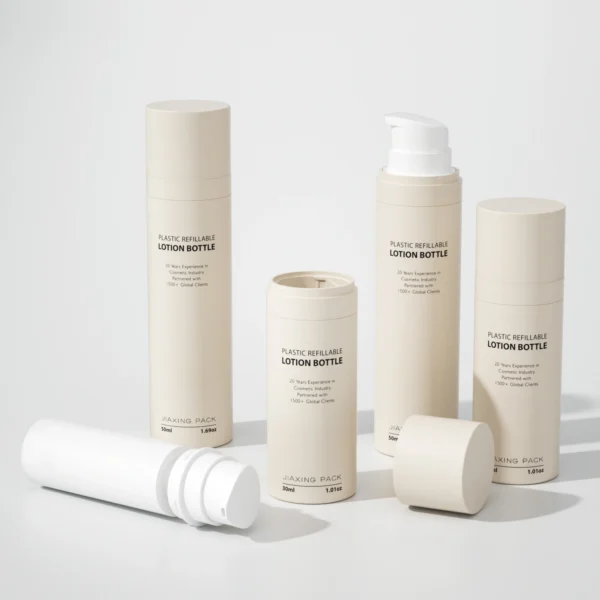 PET Plastic Refillable Lotion Bottle