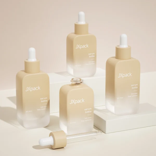 Empty Serum Glass Bottle with Dropper