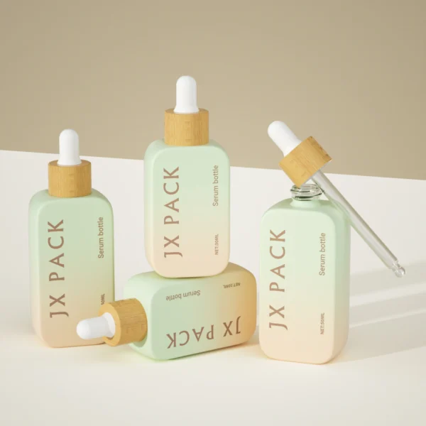 Empty Serum Glass Bottle with Dropper