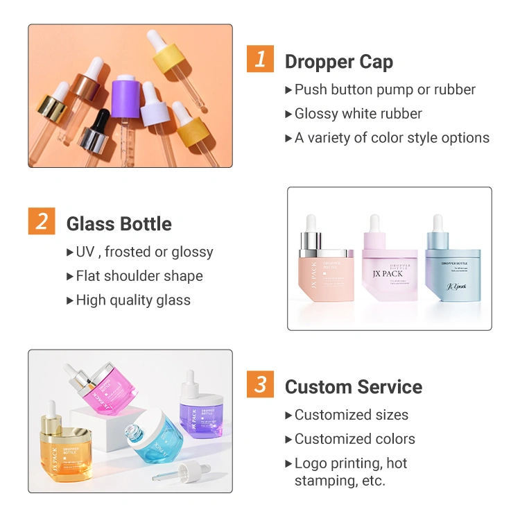 Flat shoulder glass bottle factory