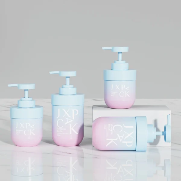 shampoo in a pump bottle