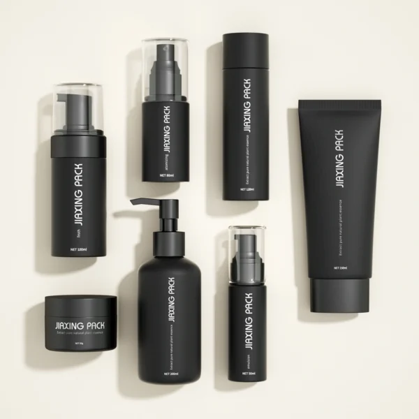 skin care empty bottles