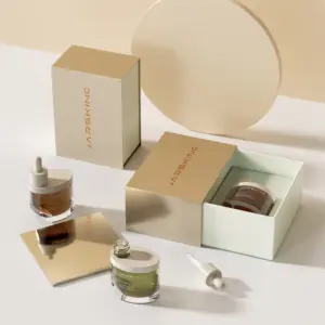 Skincare packaging with rigid gift box