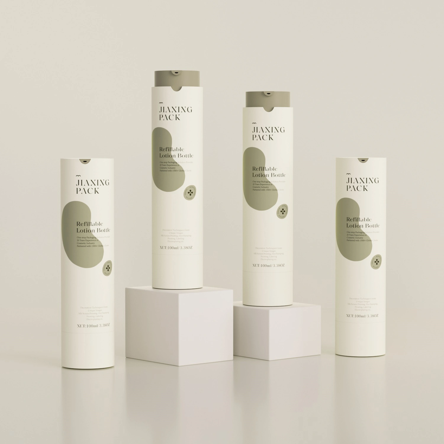 100ml airless pump bottle