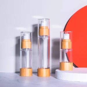 Custom bamboo cosmetic packaging