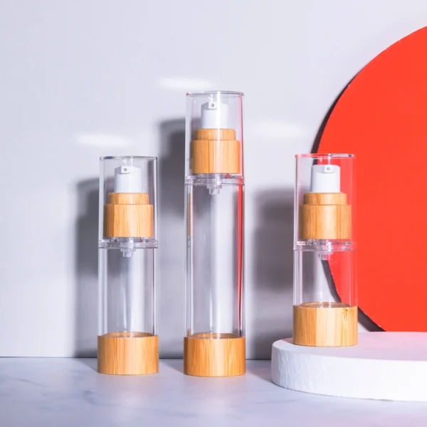 Custom bamboo cosmetic packaging