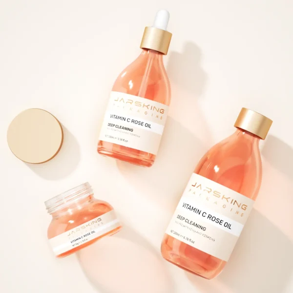 custom glass cosmetic bottles