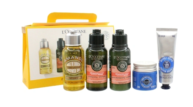 L'Occitane's travel kit