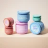 personalized plastic jars for body scrub collections