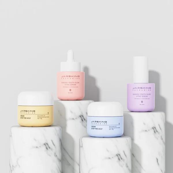 small MOQ glass cream jars