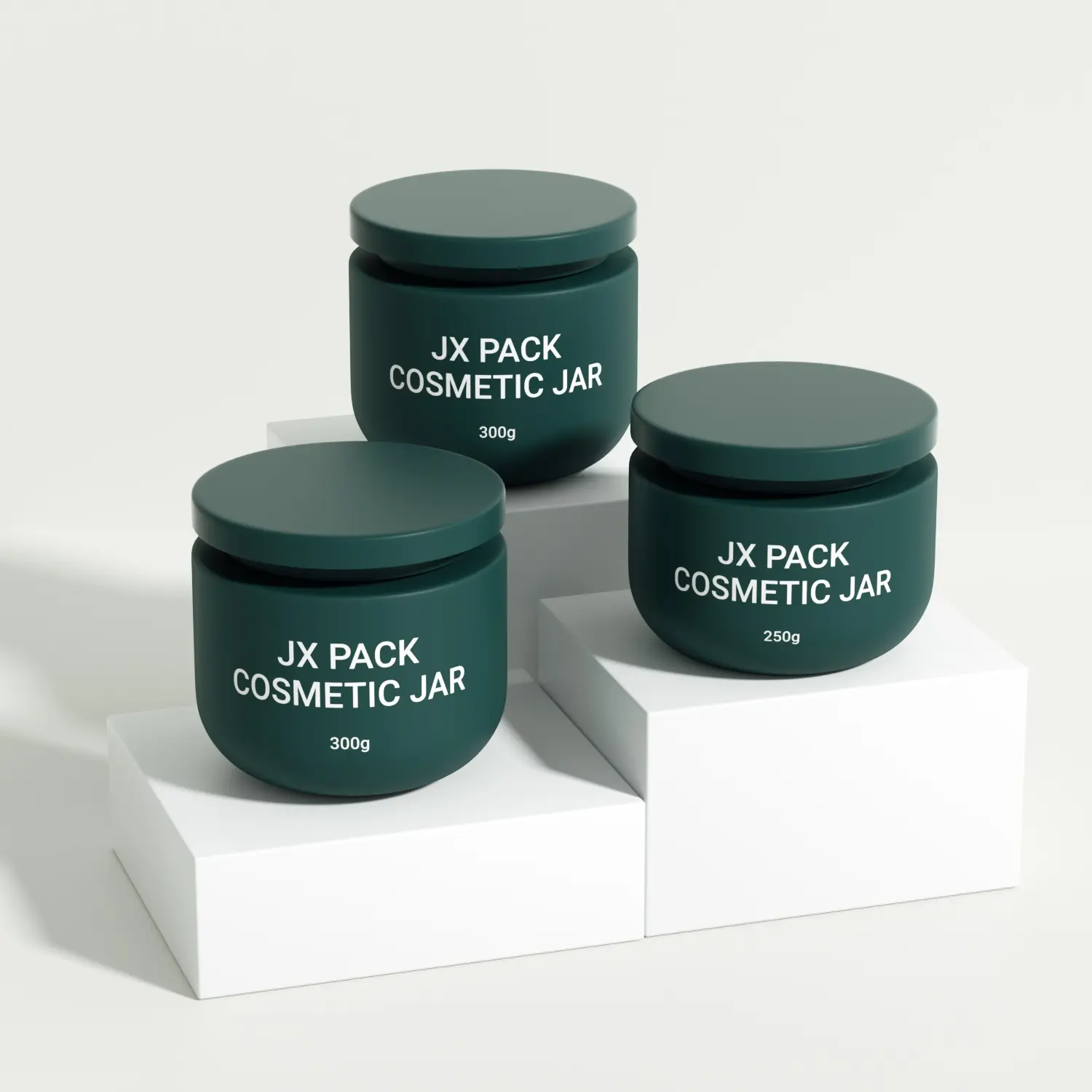 solid color PET packaging for body care products