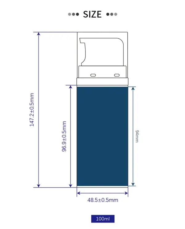 100ml foam pump bottle