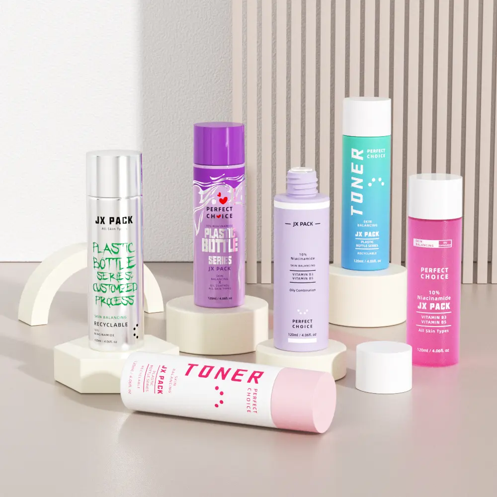 cosmetic toner bottle