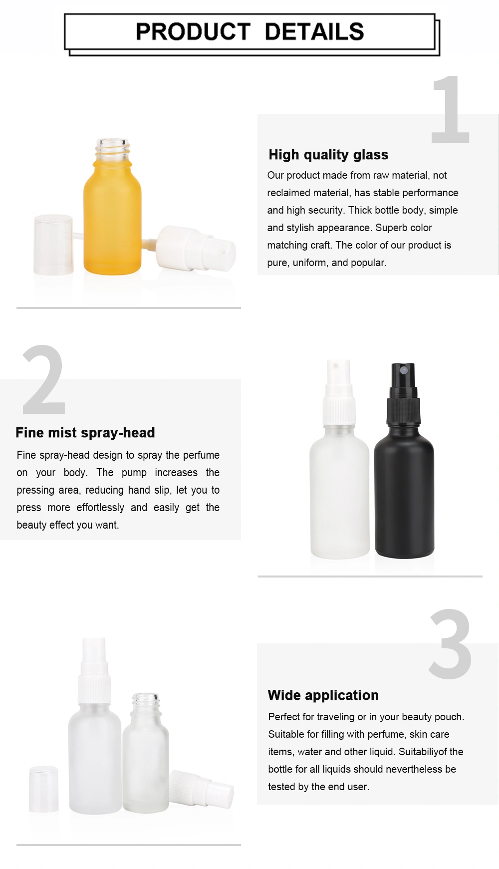 glass bottle cleaning products