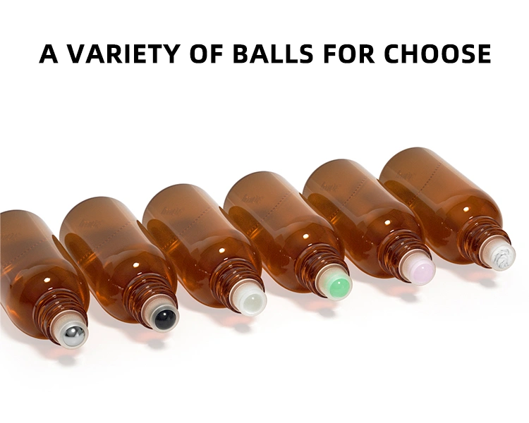 glass roller bottles with metal roller ball