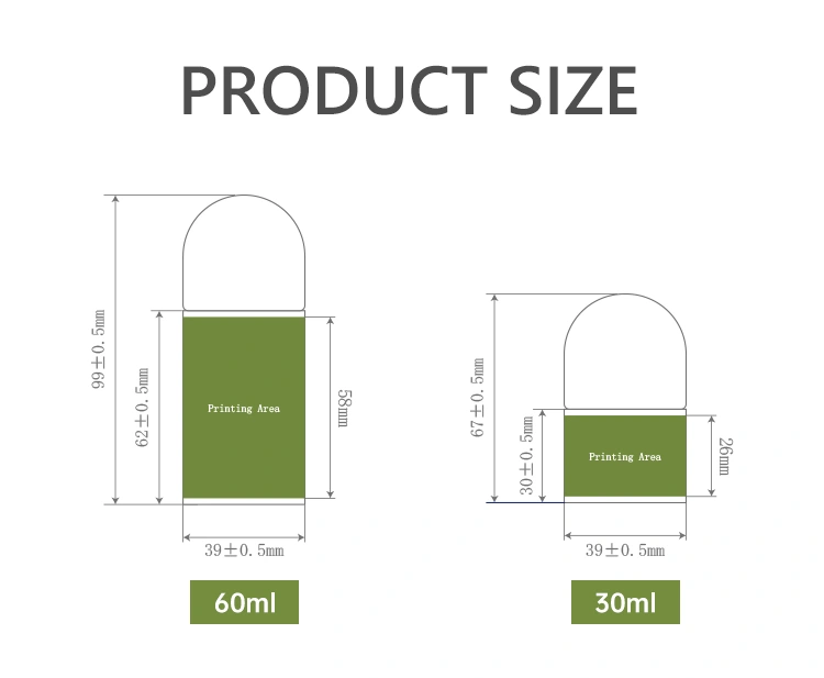 oil roller ball bottles