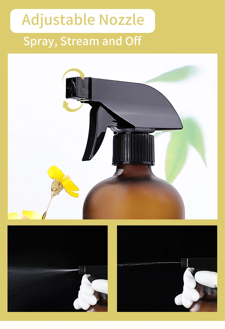 plastic bottles with fine mist sprayer