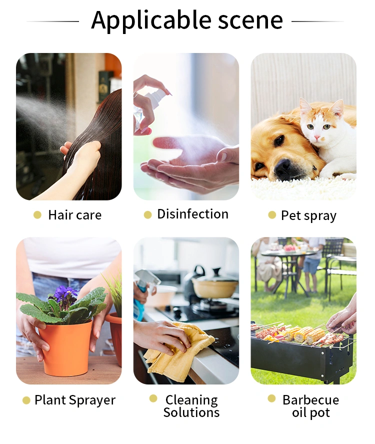 plastic fine mist spray bottles