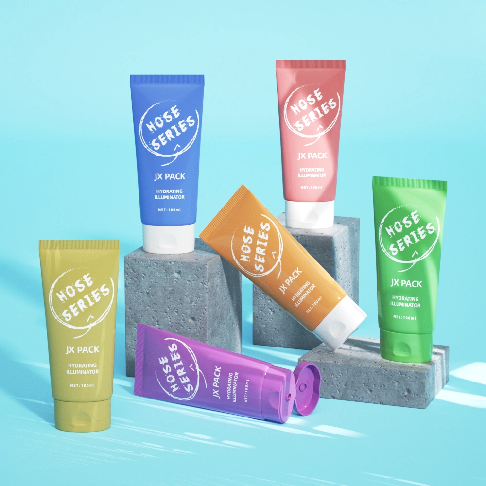 custom cosmetic plastic tube packaging