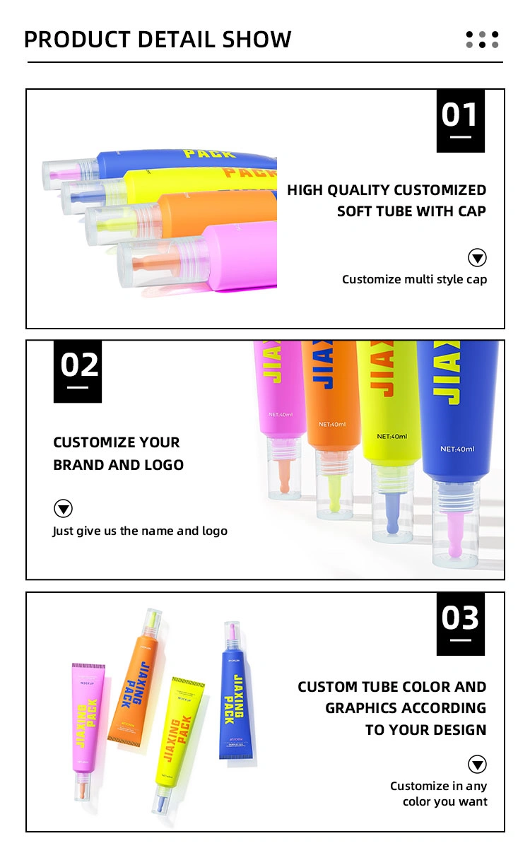 custom cosmetic plastic tube packaging