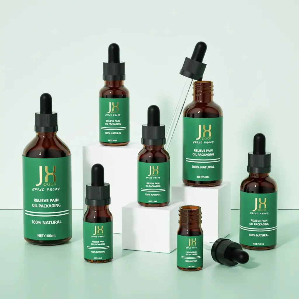 essential oil bottles