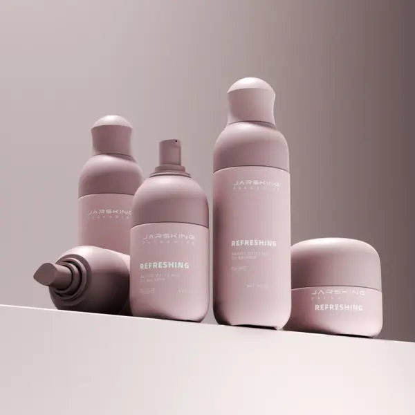 glass packaged skincare