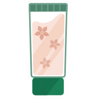 labelling cosmetic tube