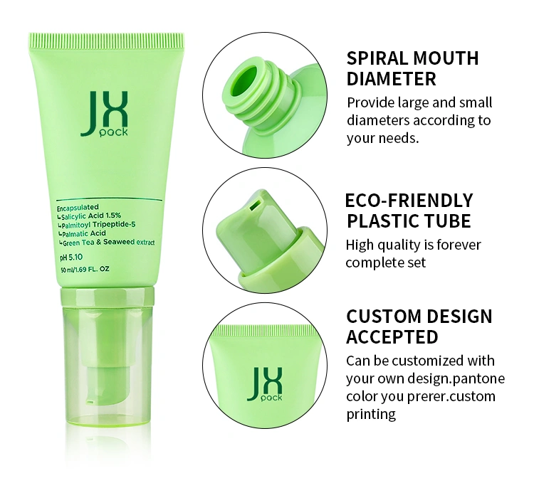 plastic cosmetic packaging tube