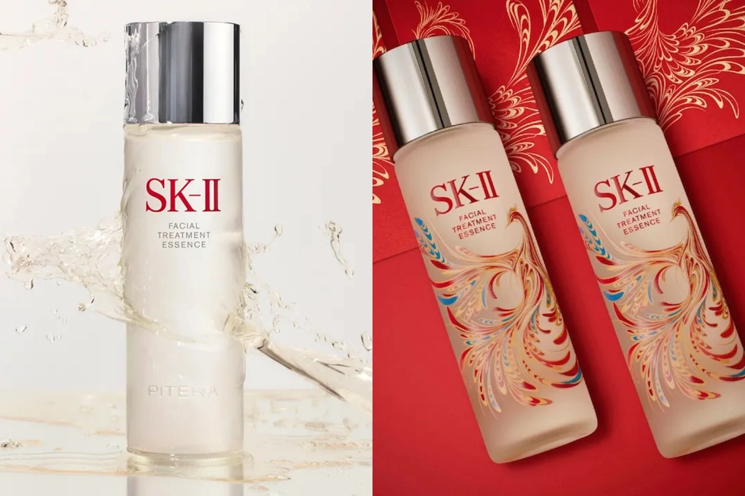 SK-II's regular and limited edition packaging