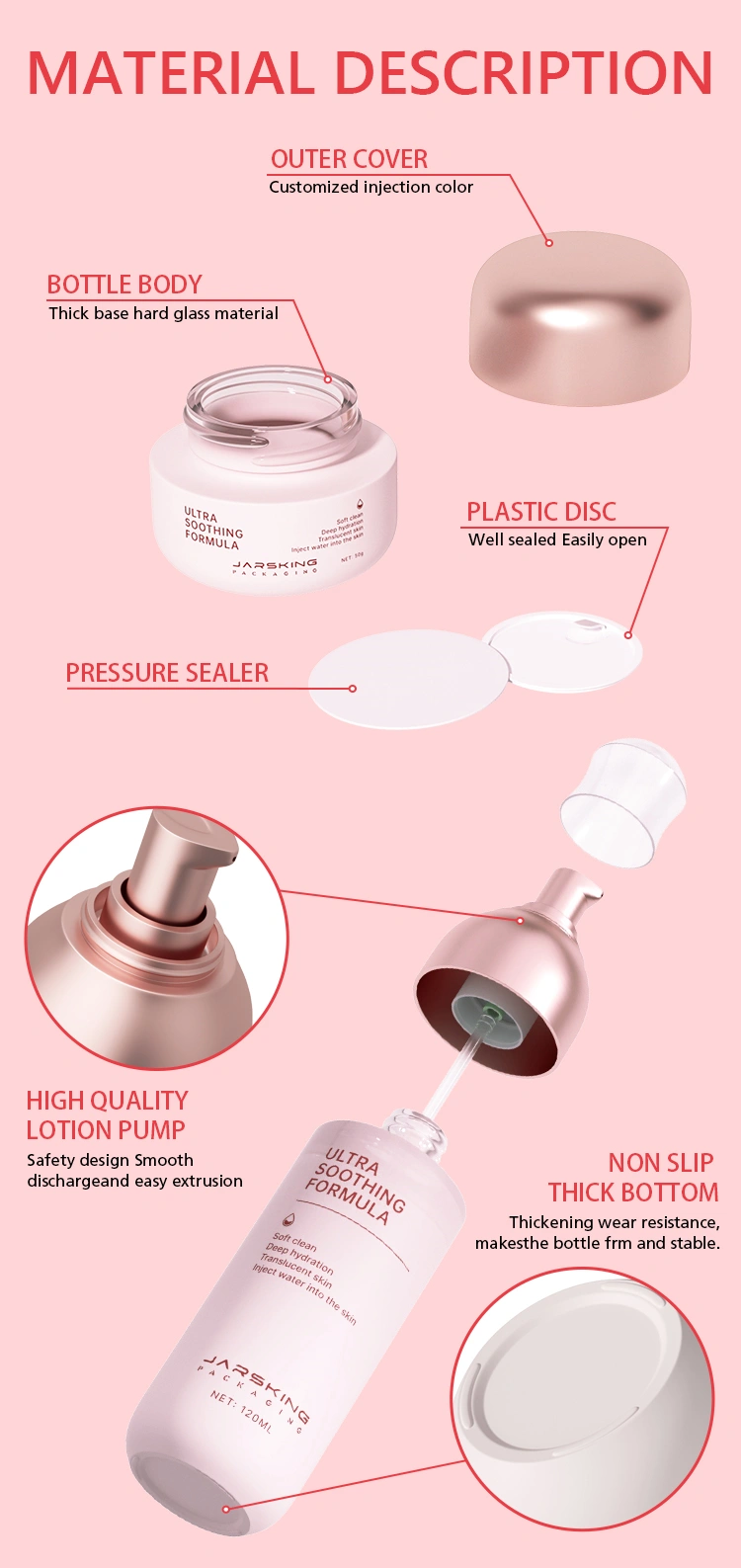 skincare products packaging