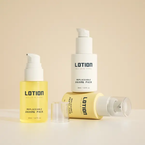 clear lotion bottles